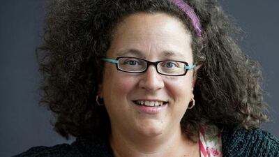 Crime writer Sophie Hannah, who has revived Agatha Christie's famed detective Hercule Poirot. HarperCollins / AP Photo.