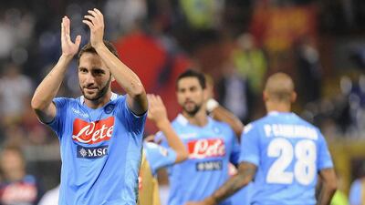 Gonzalo Higuain is giving Napoli fans plenty to celebrate since moving over from Real Madrid. Girogio Perottino