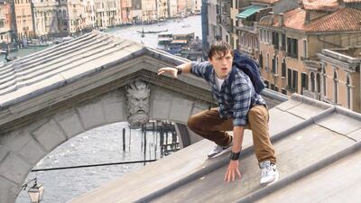 The action in ‘Spider-Man: Far From Home’, takes Tom Holland’s Peter Parker across Europe, including Italy. Courtesy Sony Pictures