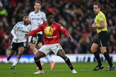 Kobbie Mainoo has benefited from a change in manager at Manchester United, starting all three games under Michael Carrick. AFP