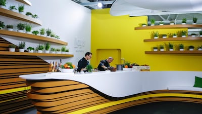 The set-up for a Lay's get-to-know-the-customer event. Courtesy PepsiCo