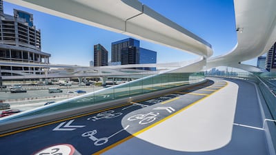 The number of pedestrian bridges and tunnels in Dubai rose from 26 in 2006 to 178 in 2025. Photo: Dubai RTA