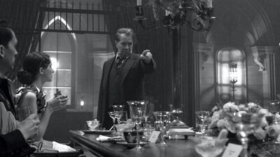 Gary Oldman stars as Herman Mankiewicz in David Fincher's 'Mank'. Netflix