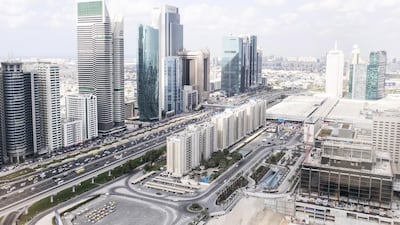 Sheikh Zayed Road in Dubai. Hotel owners in the emirate seek new ways of revenue generation in the crowded market. Reem Mohammed/The National