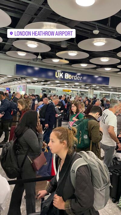 Delays at Heathrow Airport last summer. Photo: Lina Tayara