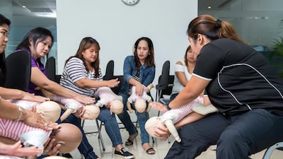 For those willing to pay for training, a two-day programme with CloudNine Kids costs Dh2,000 plus VAT. Photo: Angelica Robinson