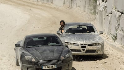 Aston Martin DBS James Bond Quantum Solace 2008. Bloomberg