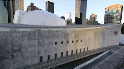 Extra security measures has slowed the renovation of the United Nations headquarters in New York, said Michael Adlerstein, the project's executive director and a UN assistant secretary-general.