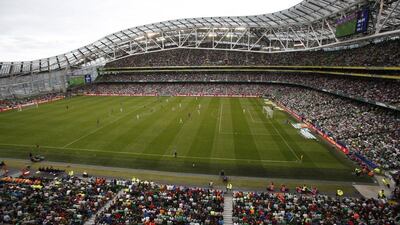 Barcelona versus Celtic, on Saturday, July 30, 2016, in Dublin. Crispin Rodwell / AP Images for International Champions Cup