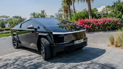 It is the first time Tesla Cybertrucks fitted with the company’s advanced driver-assistance system