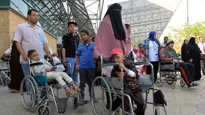 The Children's Cancer Hospital Egypt, better known as 57357, is threatened with closure. AFP
