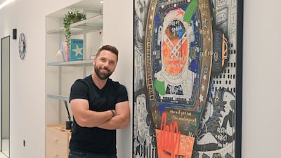 Mr Scala also chose the artwork displayed in the villa. Photo: Ricardo Scala