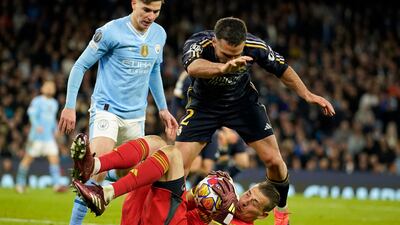 REAL MADRID RATINGS Regulation saves from Ukrainian until given no chance by De Bruyne’s fine finish for leveller. Never looked comfortable with in-swinging corners and crosses. Saved two poorly struck penalties in shoot-out. AP