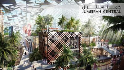 The Jumeirah Central project, when finished, will have up to 35,000 residents, 9 million square feet of retail space and 7,200 hotel rooms. WAM