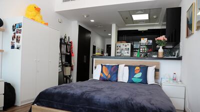 Inside the cosy apartment