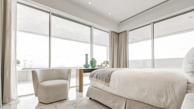 The homes has a wine cellar, a storage room, a maid’s quarters, a utility room, five wardrobes, walk-in wardrobe, smart home technology, three parking spaces and comes fully furnished. Courtesy Luxhabitat