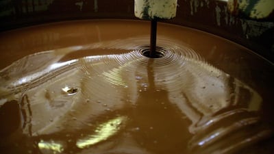 Liquid chocolate the Cadbury Bournville factory in Birmingham, UK. This is the end of the chain where the real money is made. Graham Barclay / Bloomberg News