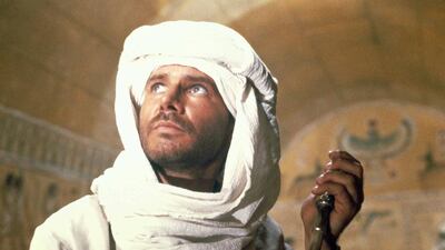 Harrison Ford in a scene from "Indiana Jones and the Temple of Doom". Rob Long wonders what might have happened if the character's original name was kept: Indiana Smith.