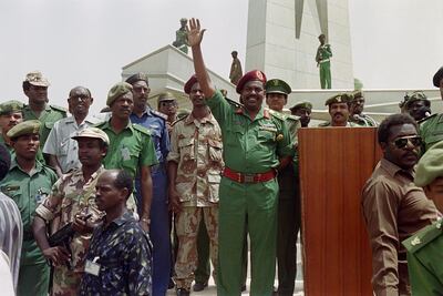 Omar Al Bashir, pictured in 1989, was deposed this year. AFP