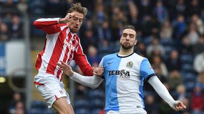 Shane Duffy (Blackburn Rovers): After a difficult start, the Blackburn defence got to grips with the Stoke attack with Duffy excelling, as he had against Swansea in the previous round. AFP PHOTO / PAUL ELLIS
