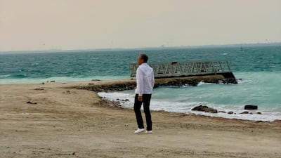 An image shared by Disney chief executive Bob Iger shows a bridge jutting out into the water. Photo: Robert Iger / Instagram