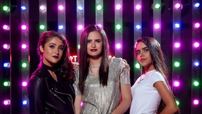 Carizma have released their debut single Haga Gheir. L-R:Shireen Abu Saad, Rana Ahmed and Nour Aride