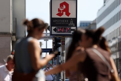The temperature in Berlin rises to 41°C this summer. Getty Images