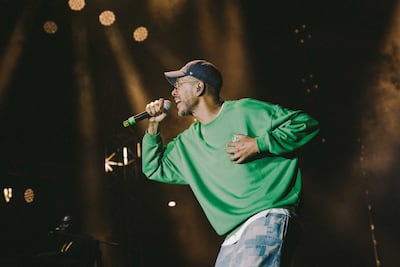 American Sudanese rapper Oddisee at Sole DXB. Photo: Sole DXB