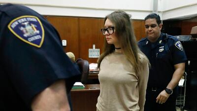 Anna Sorokin, who claimed to be a German heiress, is on trial in New York State Supreme Court on grand larceny and theft of services charges. Photo: AP