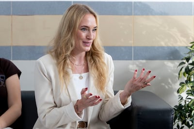 Kerstin Schwappach, vice principal at German International School in Abu Dhabi. Ruel Pableo for The National