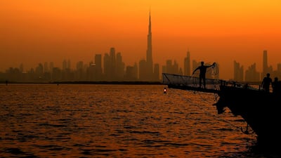 The Dubai skyline. The secondary property market in Dubai has recovered to pre-coronavirus levels. Getty Images