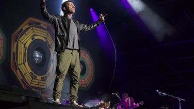 Blur performs on the last night of the Yas F1 entertainment evenings at the Du Arena. Antonie Robertson / The National