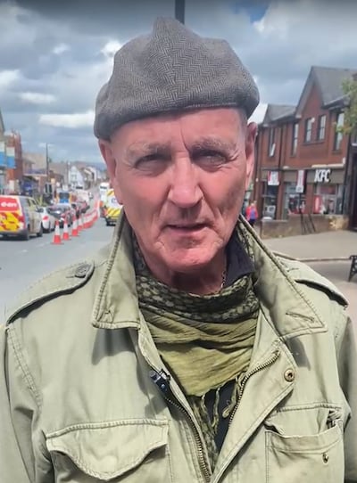 Sean Rodders, an ex-miner in Makerfield. Thomas Harding / The National