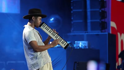 Reuben James delivered a solid set. Pawan Singh / The National