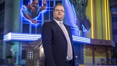 Lennard Otto is the chief executive of IMG Worlds of Adventure. Antonie Robertson / The National