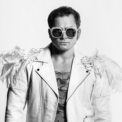 Taron Egerton as Elton John in 'Rocketman'.