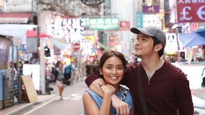 Kathryn Bernardo and Alden Richards star in 'Hello, Love, Goodbye'. Courtesy ABS-CBN