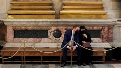Guests taking their seat before the ceremony