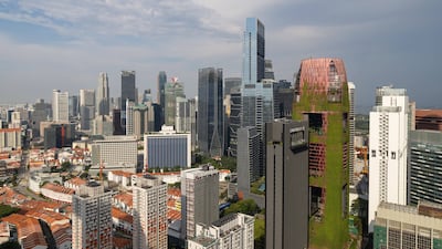 Singapore placed third. AP