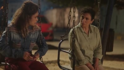 Yasmine Al Massri and Clara Khoury play sisters working together to earn a share of their inheritance. Photo: Mad Distribution