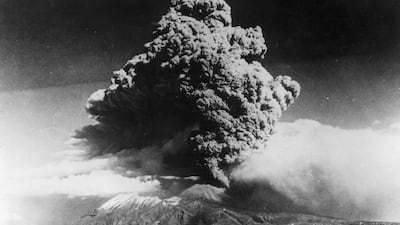 Mount Vesuvius in southern Italy erupts in 1944. It buried the ancient city of Pompeii in lava and ash in 79 AD. Getty