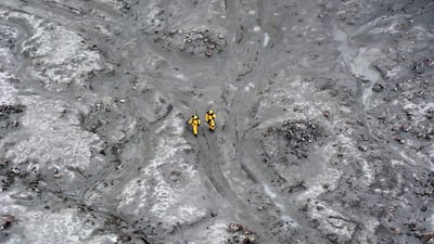 Soldiers take part in a mission to retrieve bodies from New Zealand's volatile White Island volcano on December 13, 2019. New Zealand Defence Force / AFP