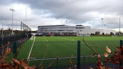 A general view of the performance centre by the junior academy pitches at Manchester City's new City Football Academy. AFP