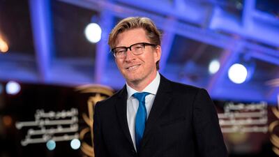 Australian actor David Wenham attends the 18th edition of the Marrakech International Film Festival. AFP