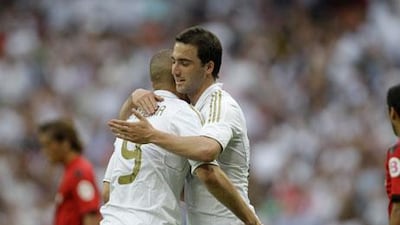 Gonzalo Higuain has been a Real Madrid player for the past six years. Paul White / AP Photo