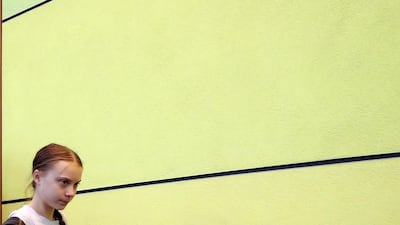 Swedish climate activist Greta Thunberg leaves a meeting with the environment committee at the European Parliament in Brussels, Belgium. Reuters