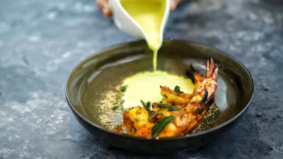 Prawns moilee curry from Namak at Taste of Abu Dhabi 2019