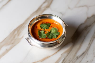 The Goan prawn curry is a rich and creamy delight. Photo: Gymkhana Dubai