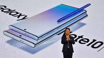 10th: Samsung Galaxy. EPA