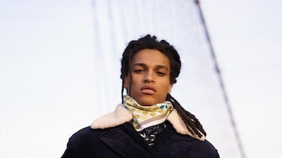 Flatbush Avenue: coat, Dh18,100; scarves, Dh1,575 each, all from Hermès. Rings, from Dh1,380, both from Title of Work